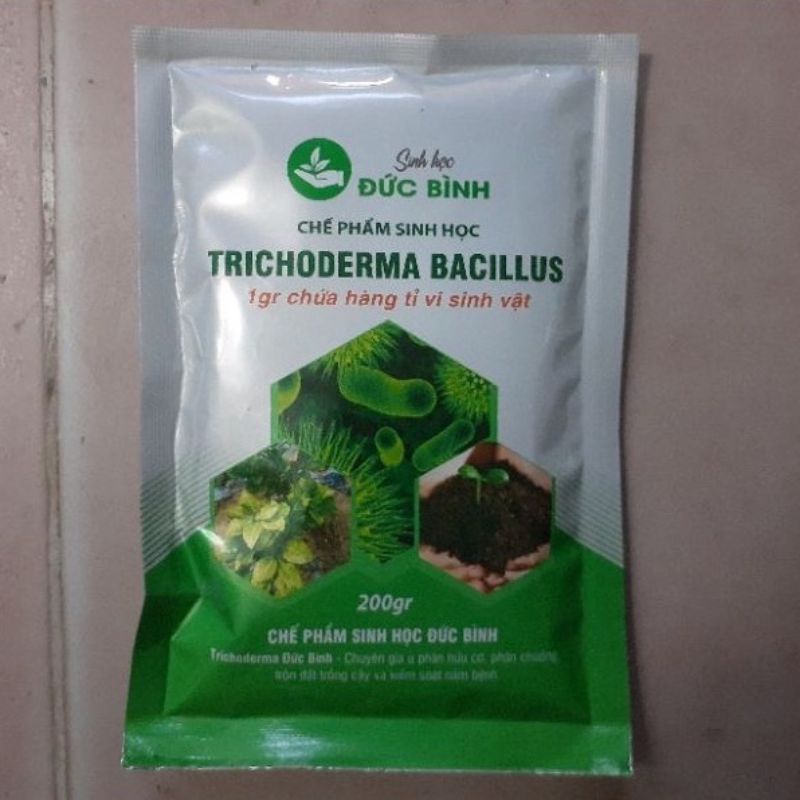 Men ủ sinh học Trichodema Đức Bình chứa hàng tỉ vi sinh vật- chế phẩm men vi sinh nấm đối kháng Đức Bình