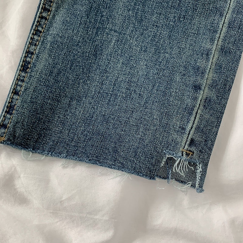 Quần jean cắt gấu basic ulzzang 6967