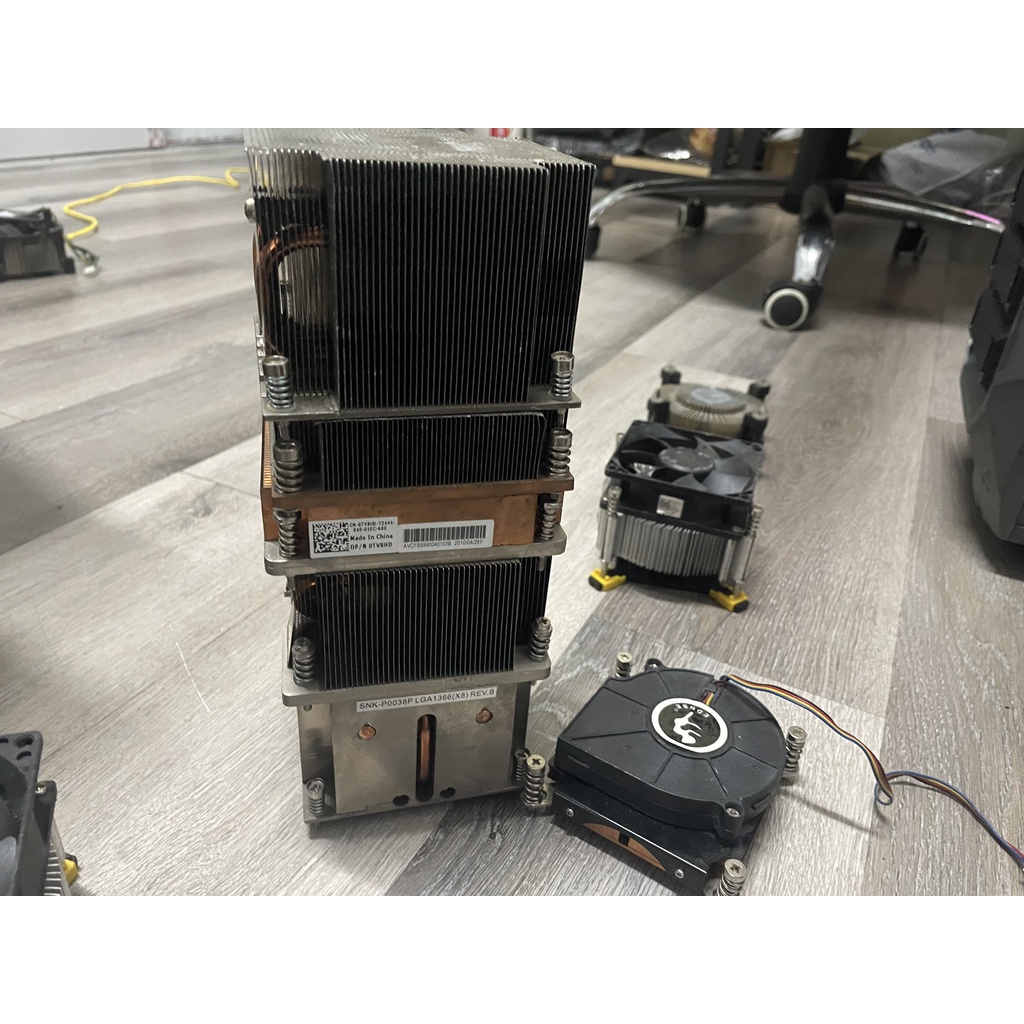 TẢN NHÔM ĐỒNG CHO SERVER SK 1366 CAO THẤP ĐỀU CÓ