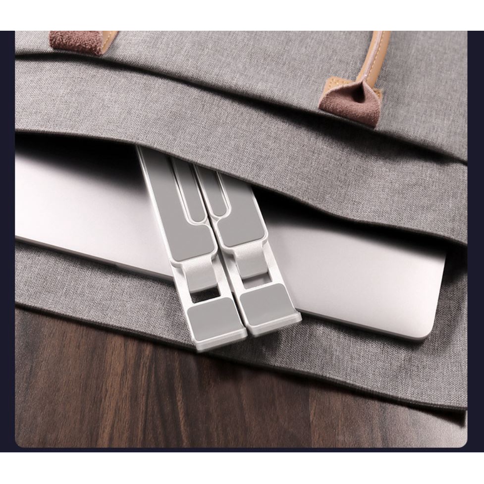 Giá Đỡ Tản Nhiệt Cho Laptop KUNBE Bằng Hợp Kim Nhôm Điều Chỉnh Góc Nghiêng Linh Động