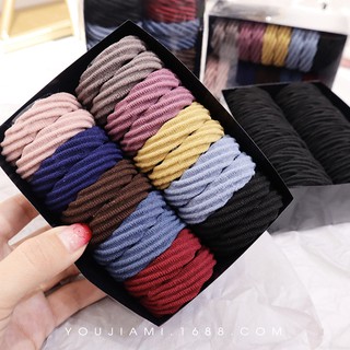 Hộp 20 Dây Cột Tóc Không Đường May