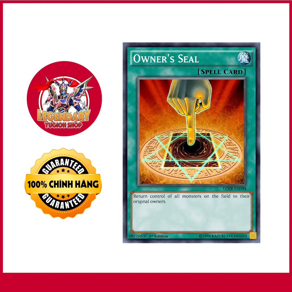 [Thẻ Bài Yugioh Chính Hãng] Owner's Seal
