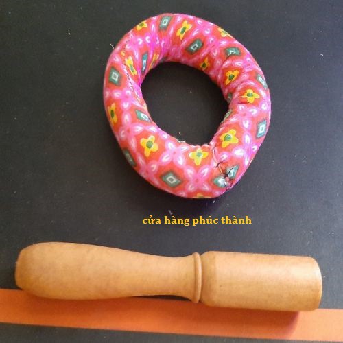 đế kê + cây gõ gỗ 15cm