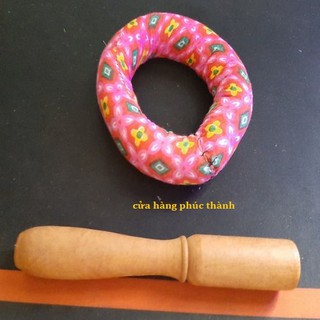 Đế kê + cây gõ gỗ 15cm
