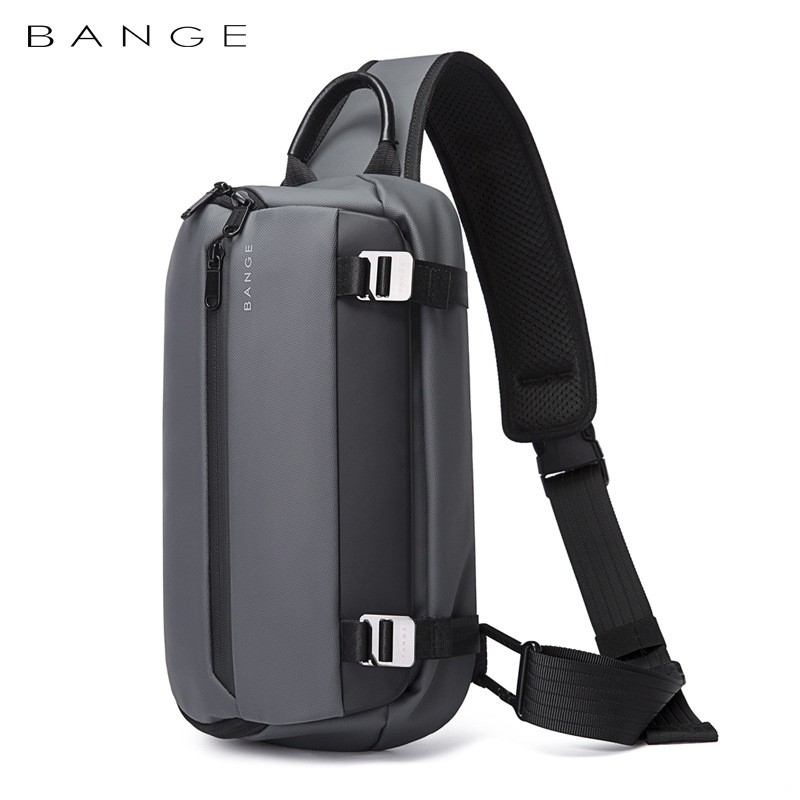 Bange New Sling bag Men's Functional Chest Bag Korean Shoulder Messenger Bag Waterproof  Crossbody Bag