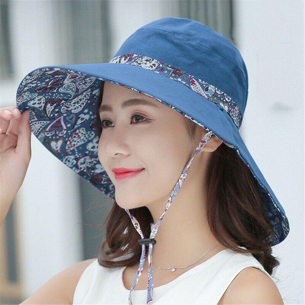 Nón Bucket Rộng Vành Chống Tia UV Thời Trang Xuân Hè