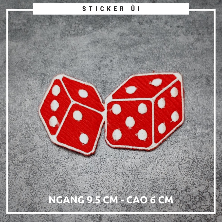 Sticker ủi quần áo cao cấp CÓ SẴN KEO ỦI dùng làm miếng dán vá Quần Áo,vá áo phao,trang trí quần áo