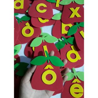 Quả dán chữ cái xốp 29 chữ