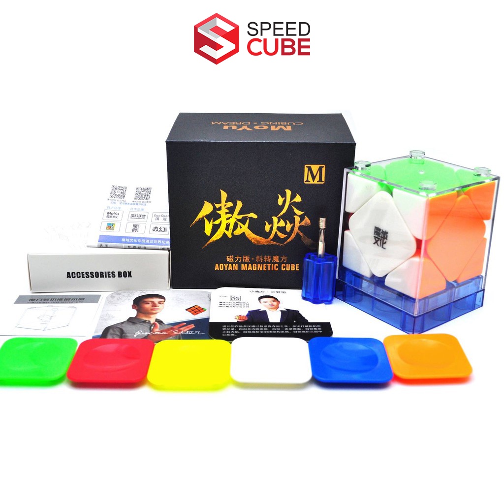 Rubik Skewb Moyu Aoyan Stickerless Có Nam Châm Sẵn Chuyên Thi Đấu - Shop Speed Cube