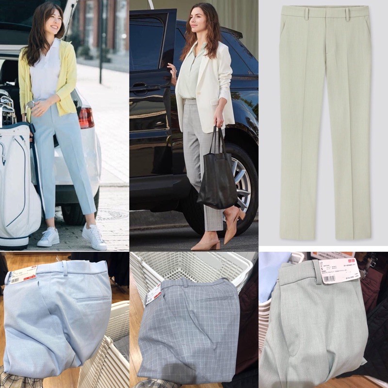 Quần công sở nữ 2way Uniqlo ( dài mắc cá chân)