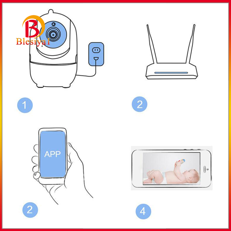 Camera Ip Không Dây Wifi 1080p Hd P2P Đầu Cắm Us