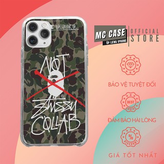 Ốp lưng Bape Stussy Độc cho iphone 6/7/8/Plus/X/Xs/XsMax/Xr/11/Pro/12Mini/12 PROMAX BAPPOD00002