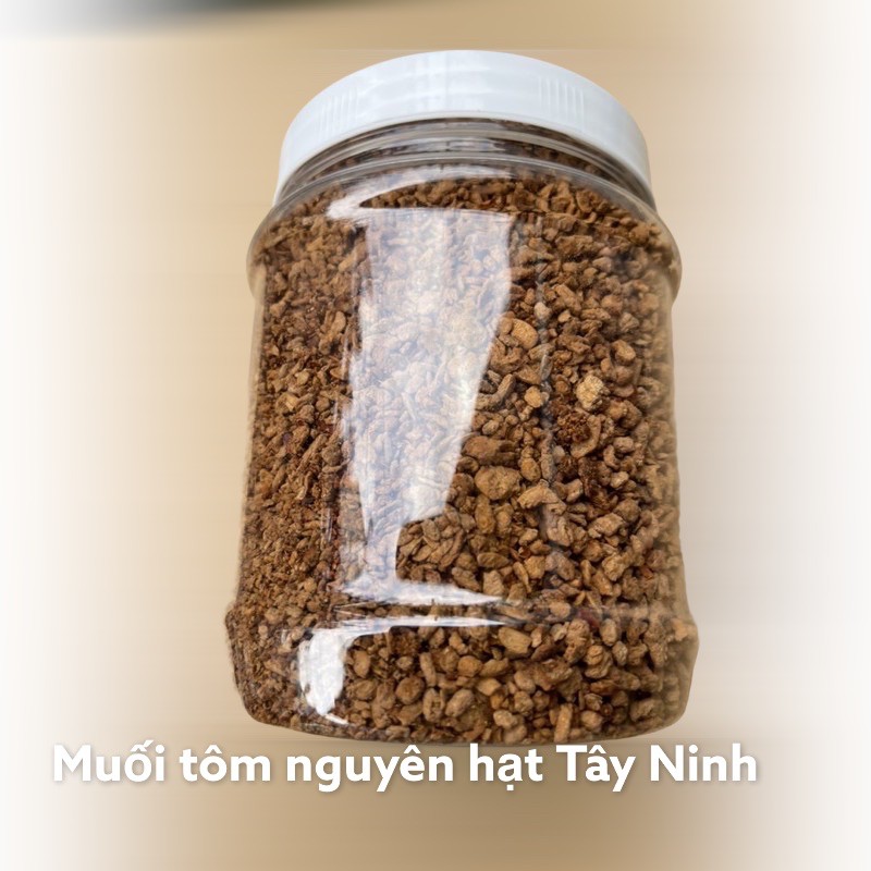 0.5kg Muối Tôm nguyên hột chính gốc Tây Ninh ko tanh, ko quá cay siêu ngon Tây Ninh!