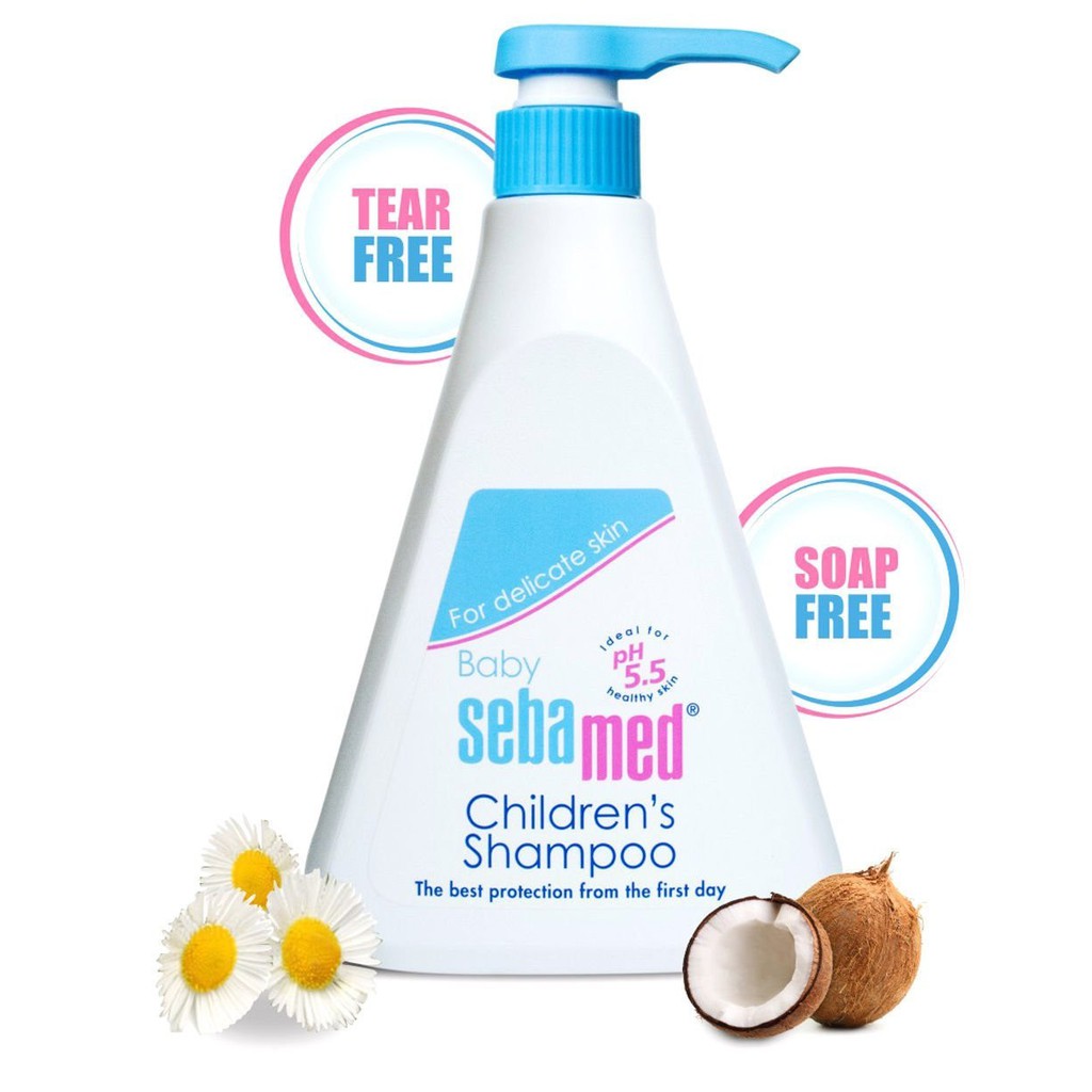 Dầu Gội Dịu Nhẹ Không Cay Mắt Bé Sebamed pH 5.5 Baby Sebamed Children’s Shampoo