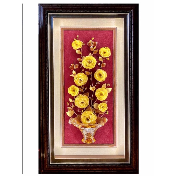 Tranh nổi 3D hổ phách tự nhiên của Nga 95 x 52cm [Russian mart Linh Sơn]