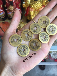 Combo 10 đồng xu phong thuỷ Đồng