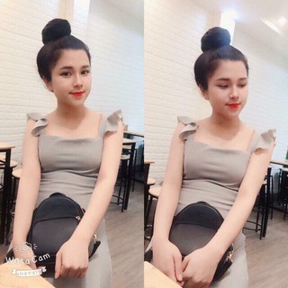 Tóc giả búi tròn giả
