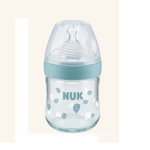 Bình sữa NUK thủy tinh Nature Sense 120 - 240ml ty Silicone S1-M