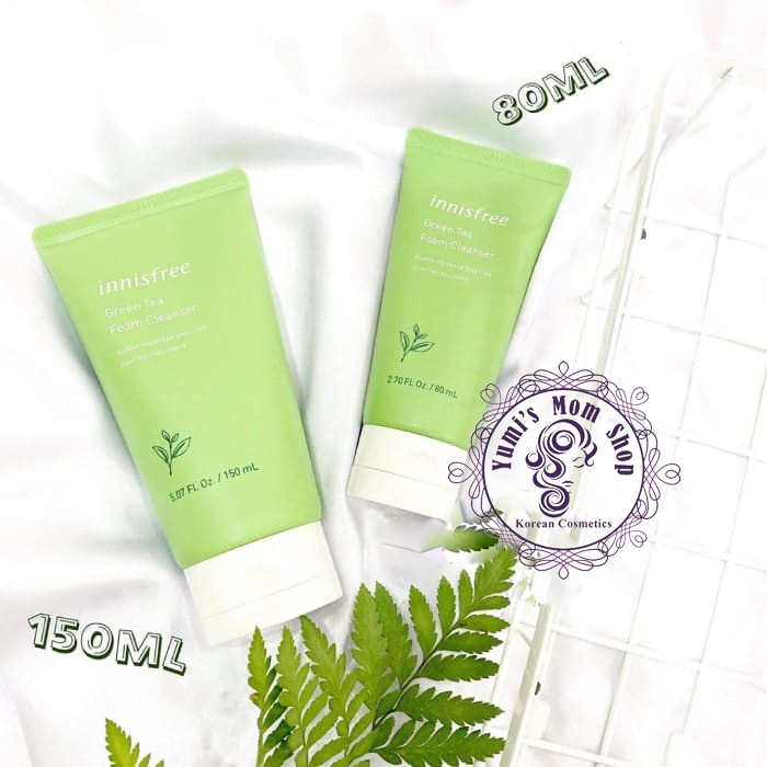 Sữa rữa mặt trà xanh Innisfree Green tea foam cleanser