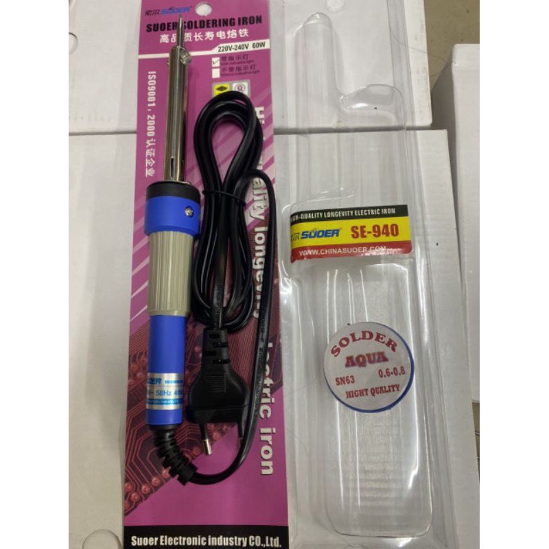 Mỏ hàn thiếc gia nhiệt nhanh chóng 60W-40W