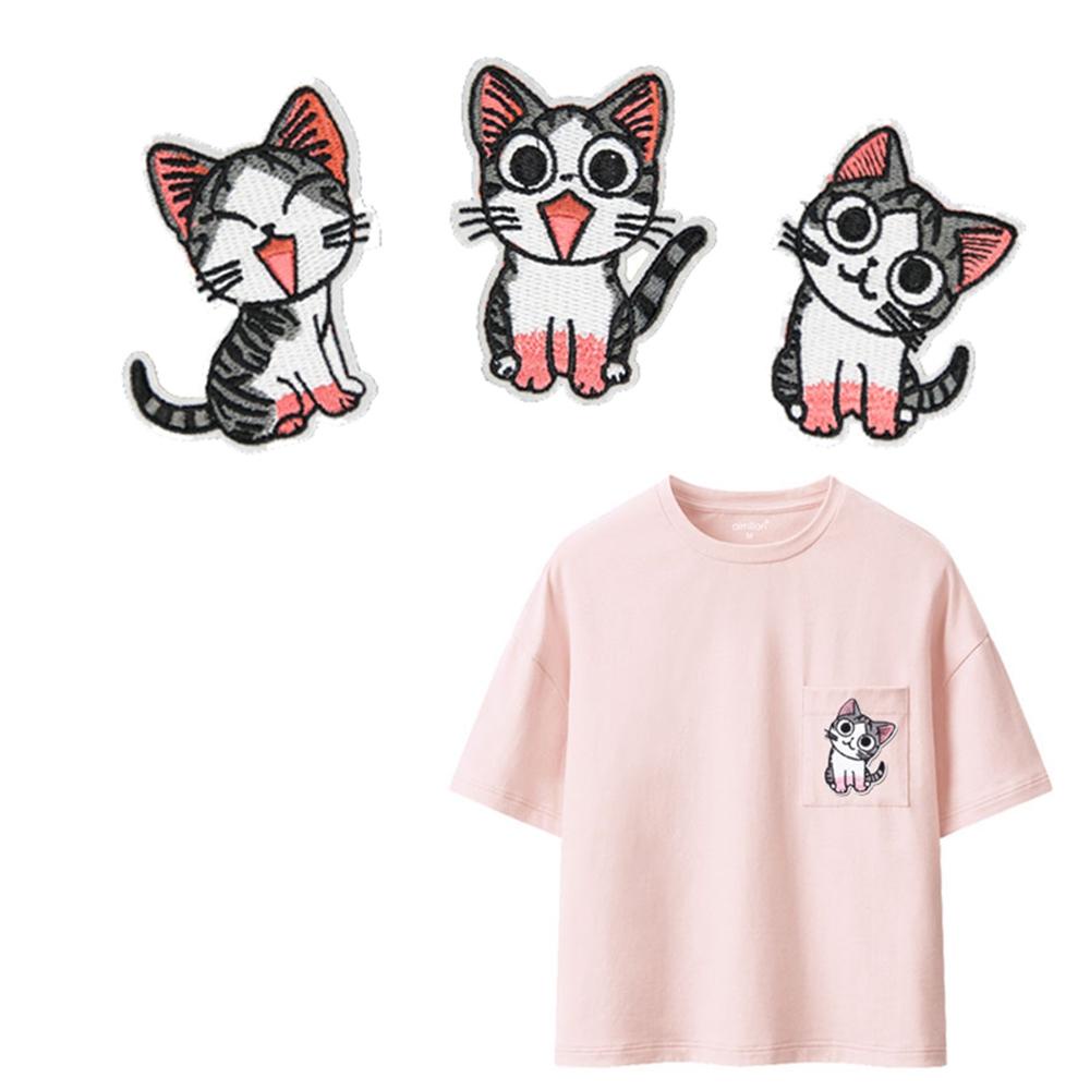 QQMALL Sticker Ủi Thêu Hoạt Hình Dễ Thương