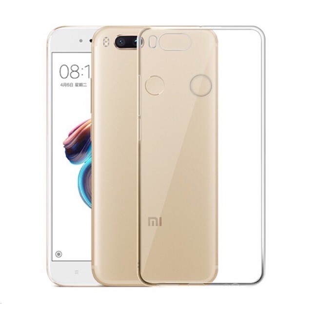 Ốp lưng Silicon trong suốt Xiaomi Mi5x