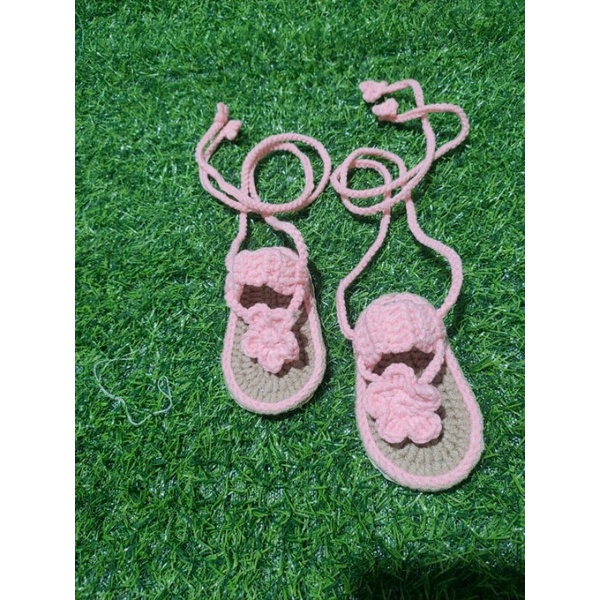 Giày len cho bé có dán đế