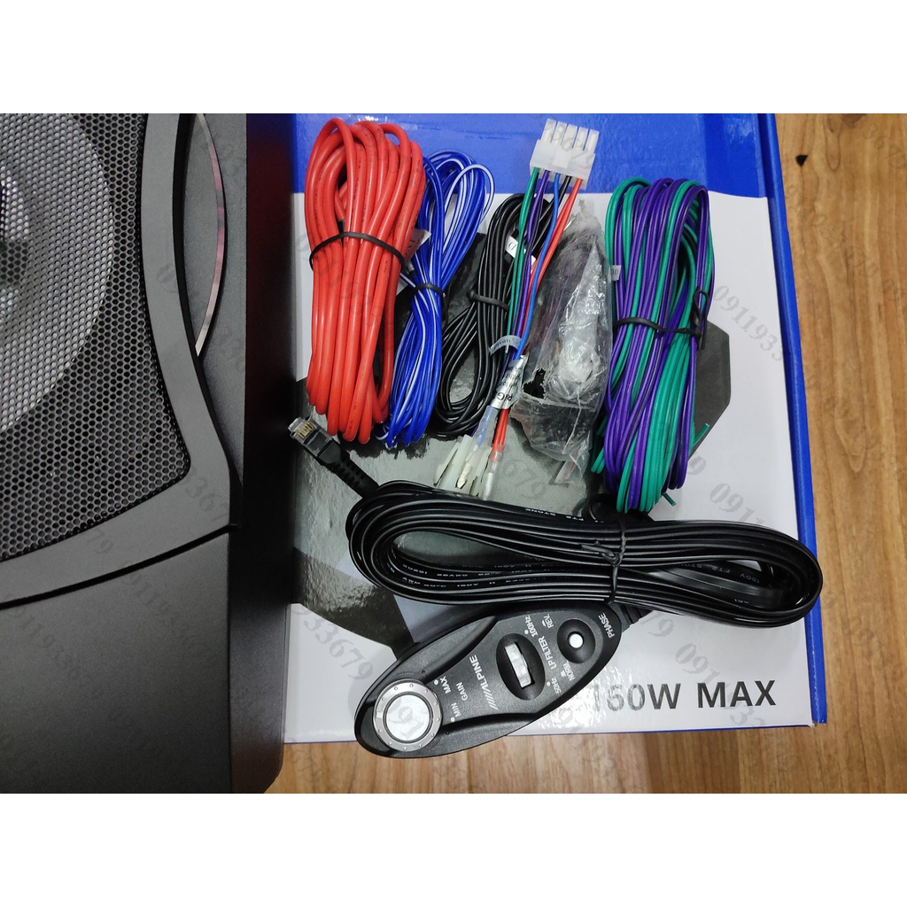 🔥HCM-Loa siêu trầm ,gầm ghế ,sup,bass hàng Nhật Bản loại ALPINE PWE -TO80OC -BH 12 tháng