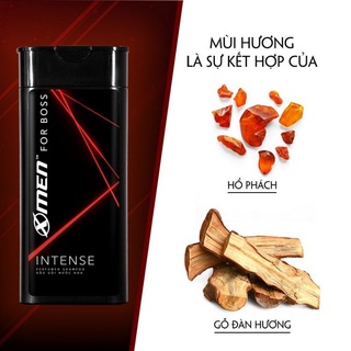 Dầu gội hoặc sữa tắm x-men for boss 180g mùi luxury/motion/intense
