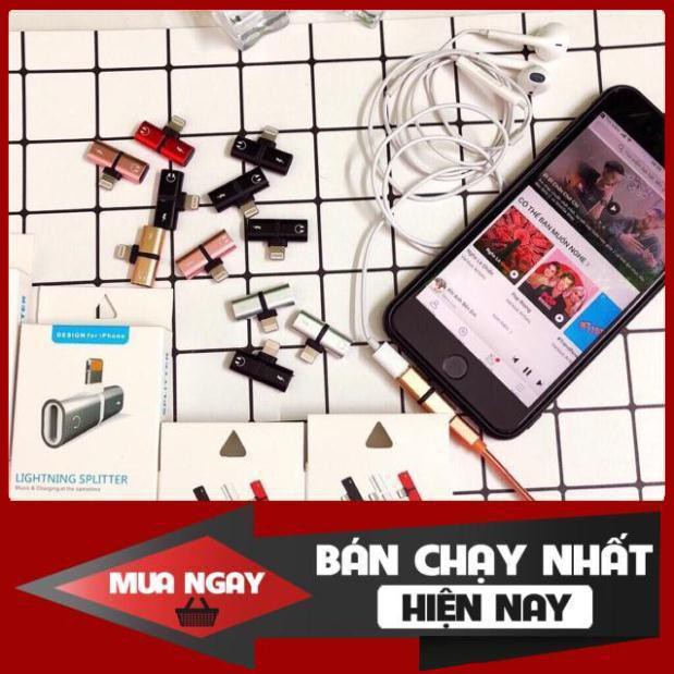 Rắc chia chân sạc 🔥 Siêu Rẻ 🔥 Rắc chuyển đổi Tai nghe và Sạc