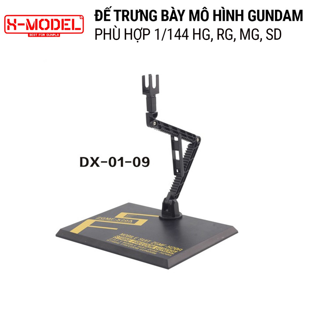 Đế trưng bày đồ chơi mô hình Gundam X MODEL DX01 Action Base kiểu mới cho Mô Hình gundam 1/144 (HG, RG, SD, MG)