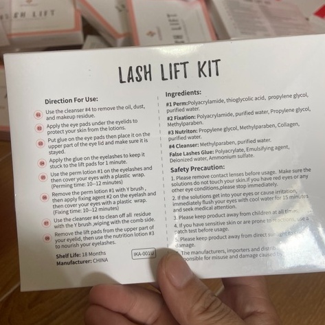 Bộ uốn mi lash lift trắng _ Dụng cụ nối mi_Mr Tuấn.