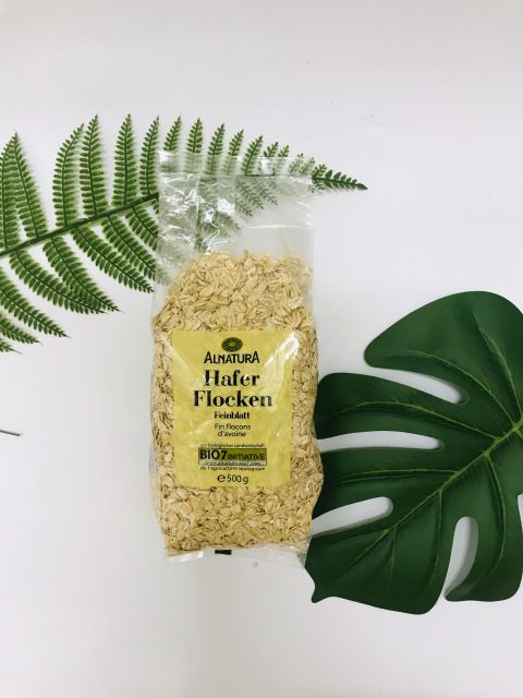 Yến mạch giảm cân hafood Hafer Flocken , giúp làm đẹp da, ngăn ngừa ung thư, hỗ trợ tiêu hóa  _ 500gr