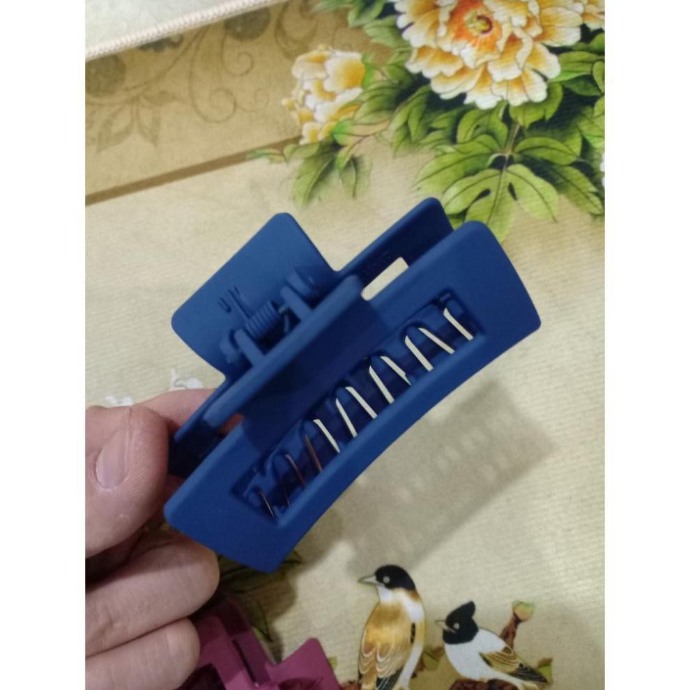Kẹp tóc nhựa acrylic hình chữ nhật xinh xắn thời trang phong cách Hàn Quốc