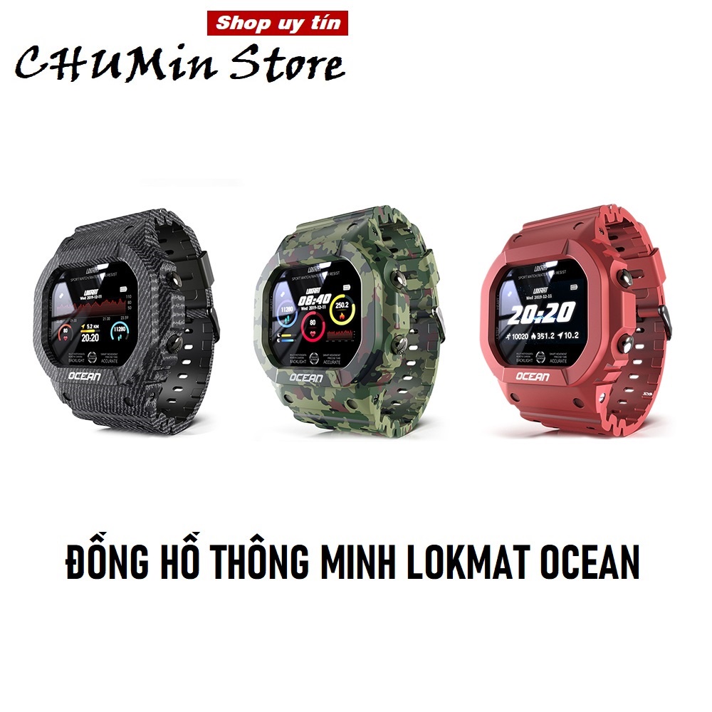 Đồng hồ thông minh kiểu dáng thể thao LOKMAT OCEAN