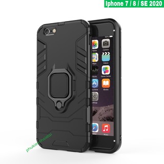 Ốp lưng iron man iring iphone 7 / 8 / iphone se 2020 cao cấp siêu bền nhẫn hút ô tô