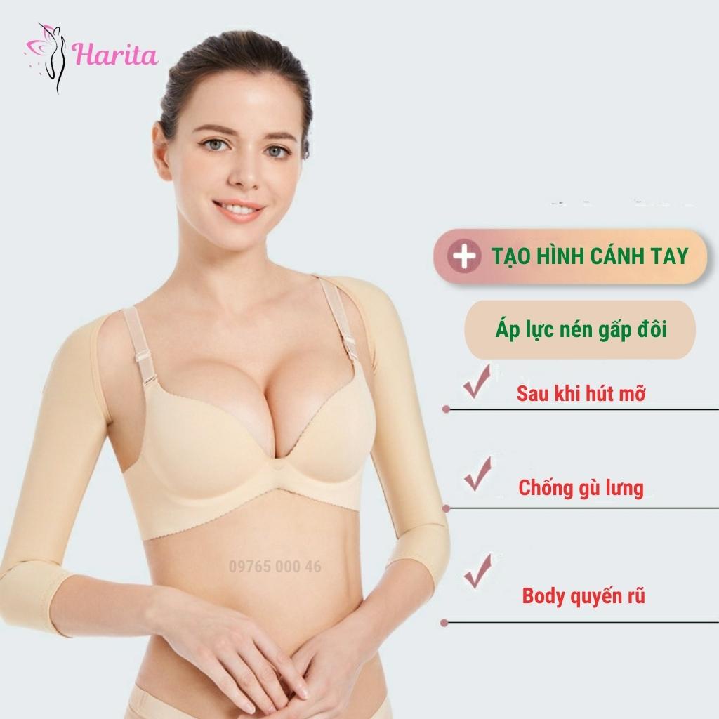 Áo gen nịt tay, định hình bắp tay sau hút mỡ Harita cao cấp xuất Nhật