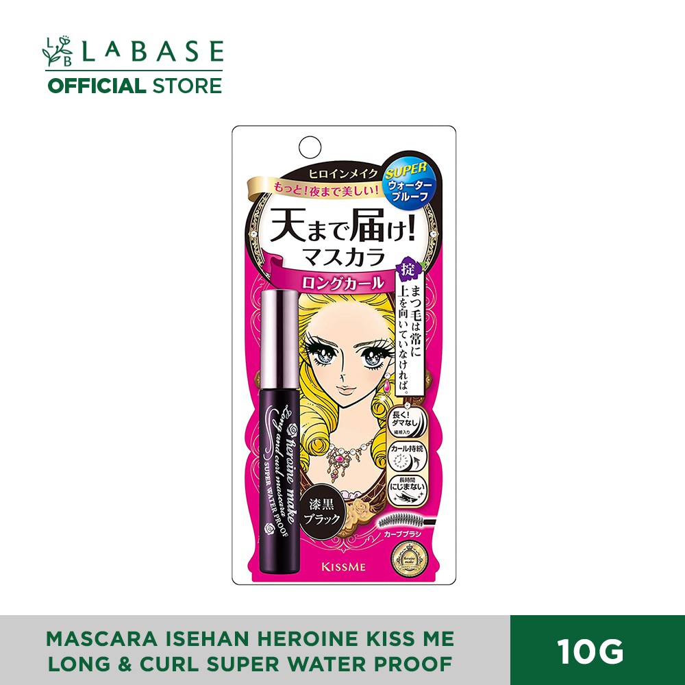Chuốt Mi Kiss Me - Mascara Isehan Heroine Kiss Me Long & Curl Super Water Proof