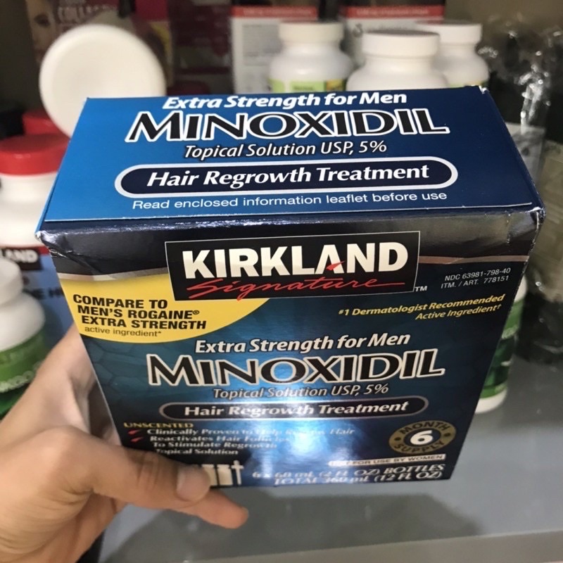 Dung Dịch Mọc Râu Mọc Tóc Kirkland Minoxidil 5% 60ml [1 chai ]