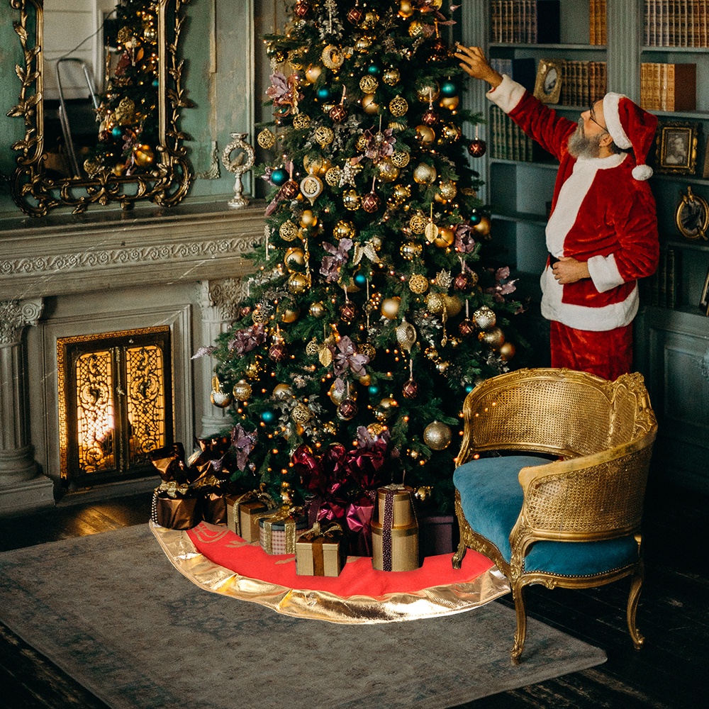 Thảm Lót Trang Trí Cây Thông Noel