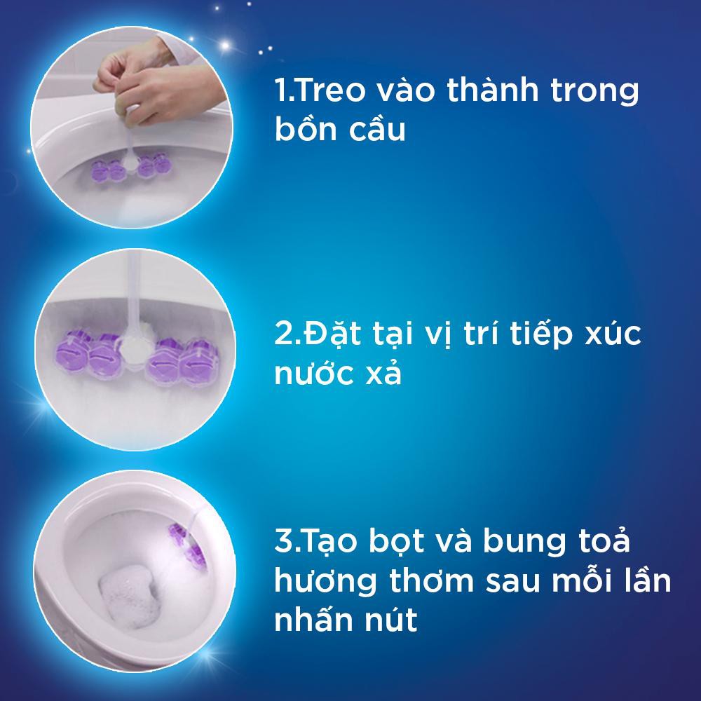 [Combo 2 Viên] Vệ sinh bồn cầu VIM POWER 5 sạch khuẩn thơm mát