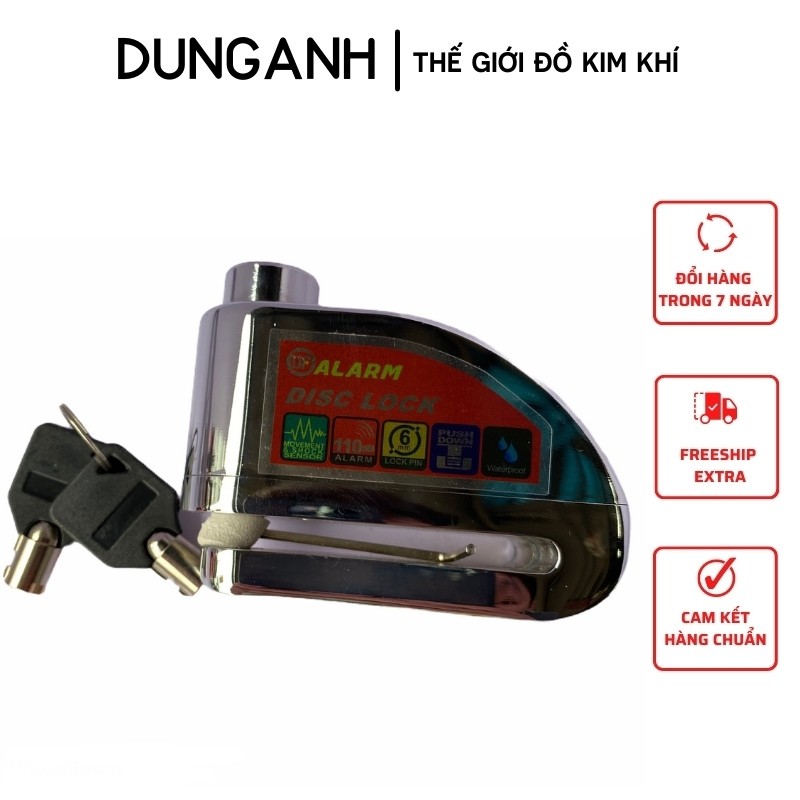 Khoá đĩa xe máy Alarm khóa phanh đĩa báo động chống trộm - Kim Khí Dung Anh