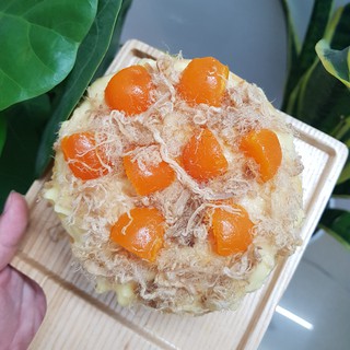 Bông lan trứng muối sốt phô mai Keto/Das/Lowcarb (ship nội thành)