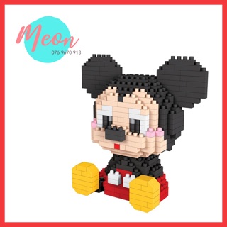 Xếp hình lego chó Pluto - Miniblock Mickey Mouse