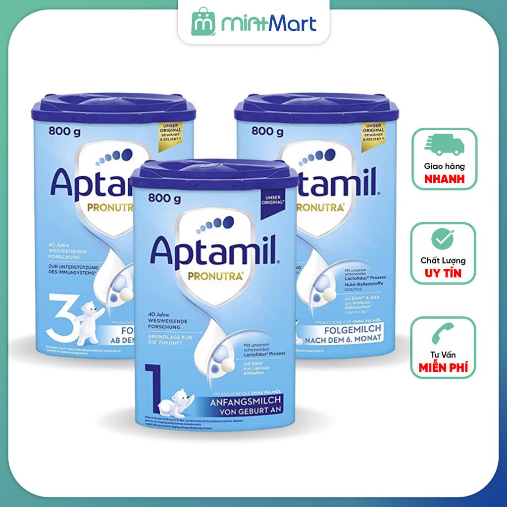 [Chính hãng] Sữa Aptamil Pronutra Nội địa Đức hộp giấy 800gr