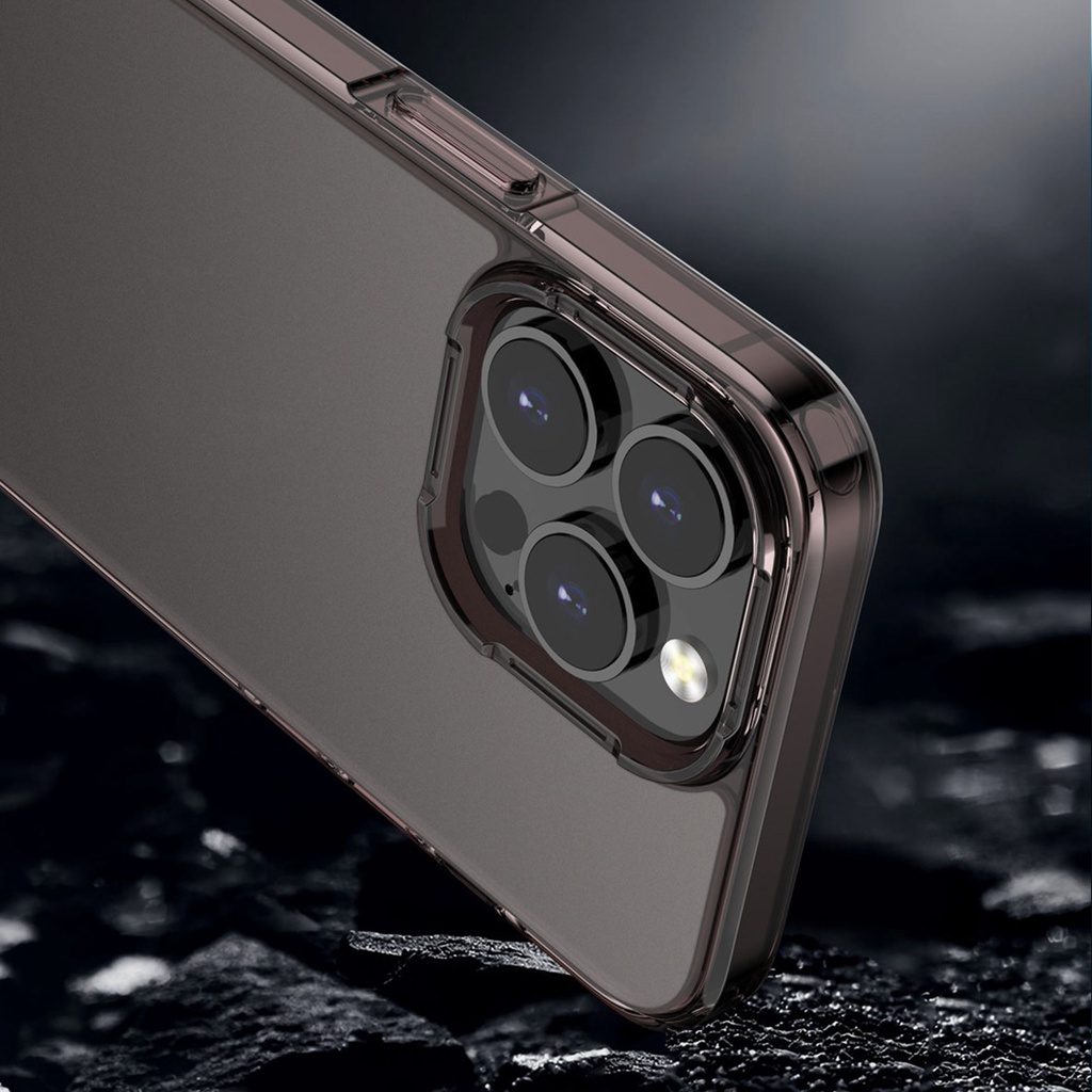 Ốp Lưng Likgus Nhám iP 14/14Pro/14Promax/13/13Pro/13Promax/12Promax Không Ố Màu Hiệu Likgus - Hàng Chính Hãng