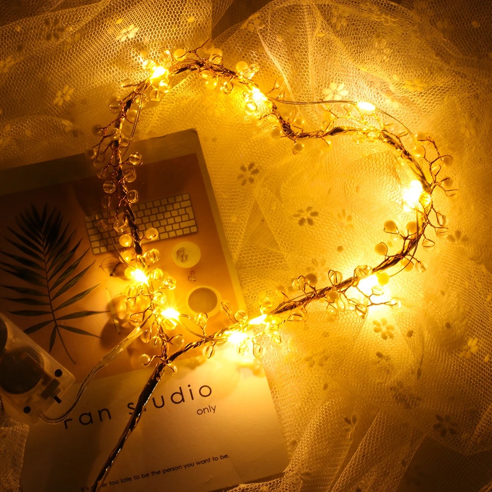 Đèn LED Hình Trái Tim Gắn Trang Trí Bánh Kem