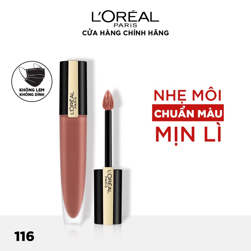 Son mịn lì cao cấp L'Oréal Paris Chiffon Signature 7ml