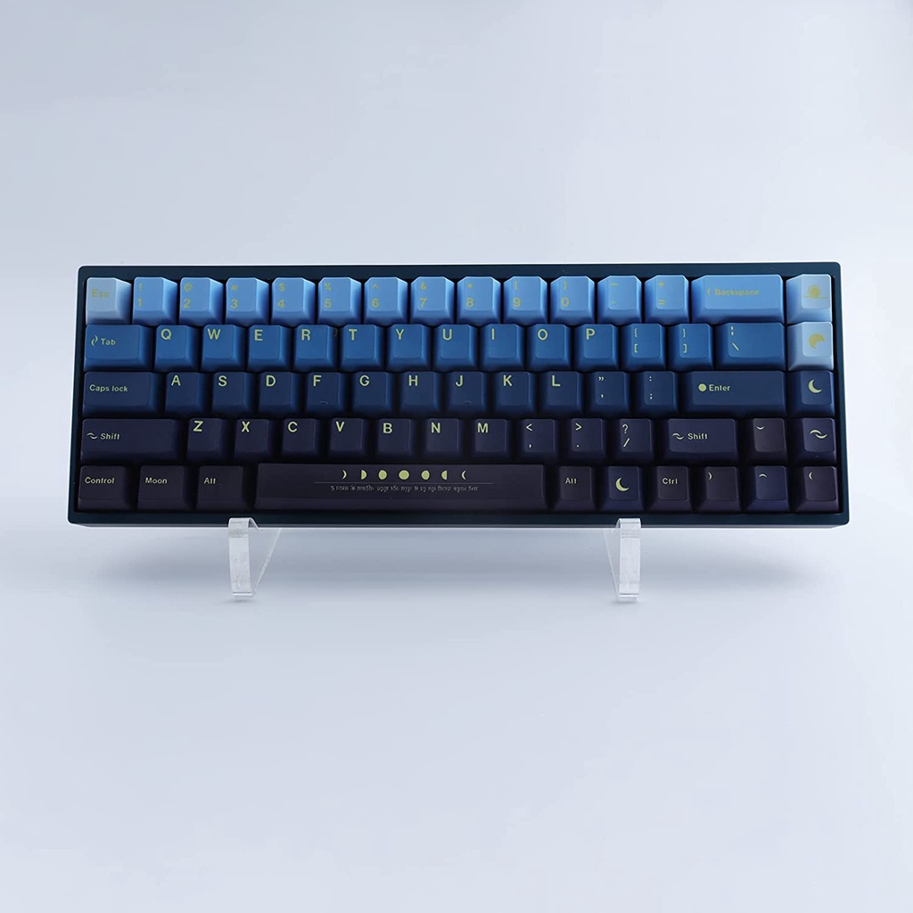 Chân đế bàn phím TOPWANG Đế màn hình bàn phím cơ 3 tầng Giá đỡ khung acrylic siêu dày trong suốt Giá đỡ bàn phím chơi game Giá đỡ tấm
