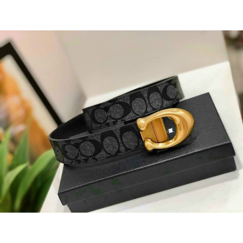 Nịt C0ach nam da thật cực sang
